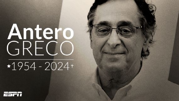 Morre Antero Greco, jornalista da ESPN, aos 69 anos
