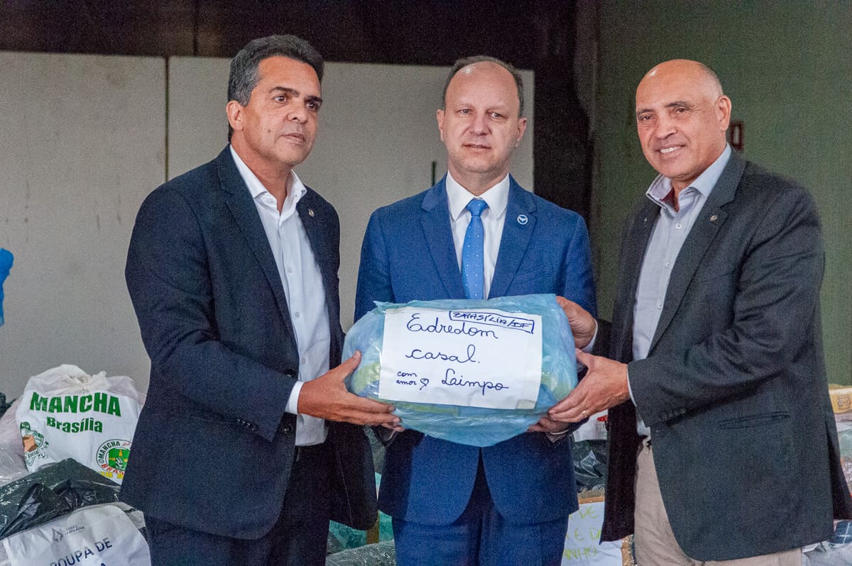 CLDF arrecada 11 toneladas de doações para o RS