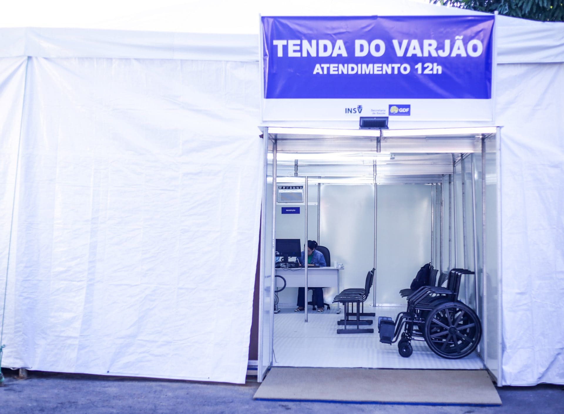 Tendas de acolhimento foram responsáveis por mais de 54 mil atendimentos