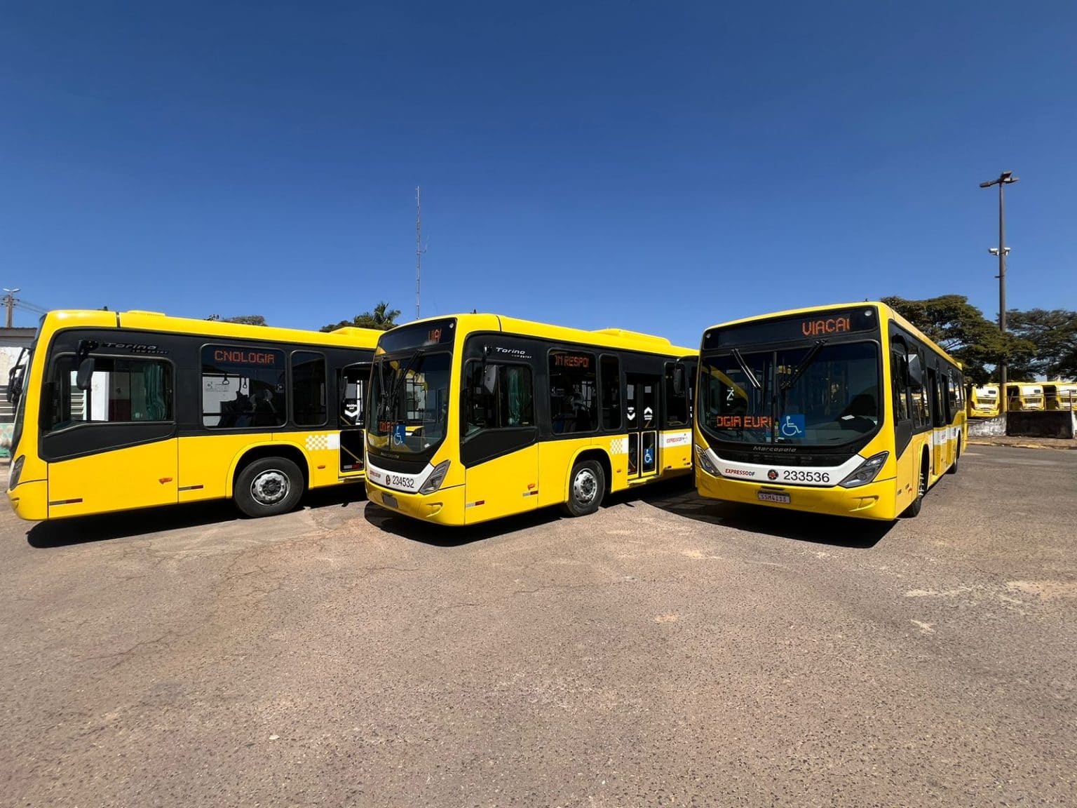 DF recebe 90 ônibus novos para o BRT do Gama e de Santa Maria
