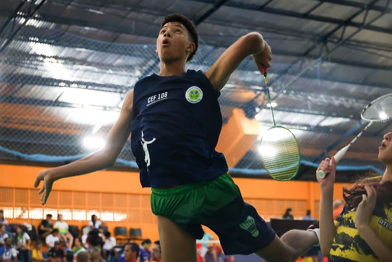 Badminton estreia nos JEBs com a participação de alunos de escolas públicas do DF