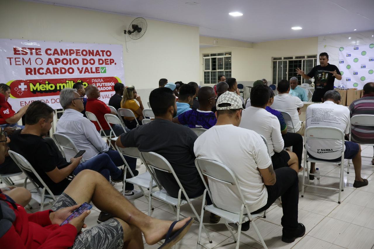 Emenda parlamentar garante a realização de campeonatos de futebol amador