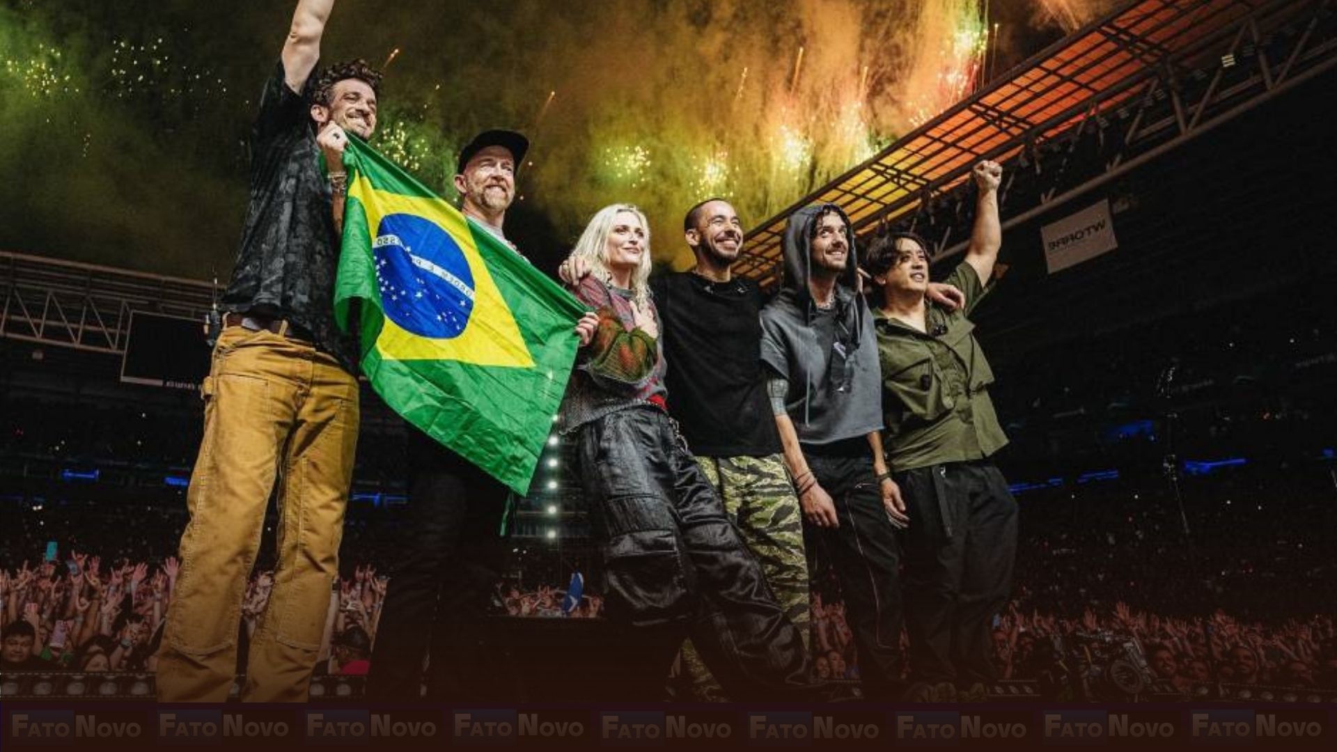 Show histórico do Linkin Park no Brasil vai pros cinemas em 2025