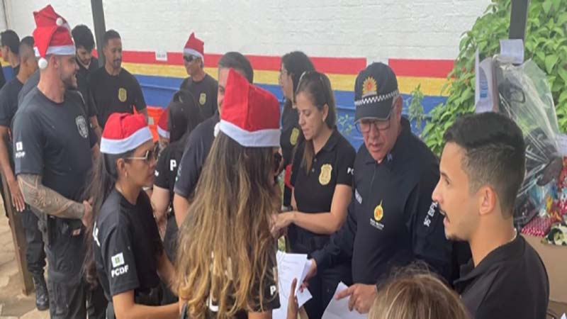 PCDF e PMDF unem forças para Natal Solidário em Brazlândia