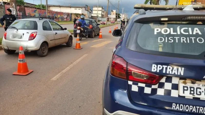 Operação Álcool Zero flagra 50 motoristas dirigindo sob efeito de álcool em Ceilândia