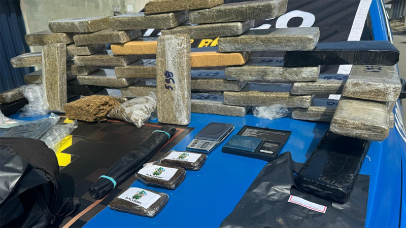 Força Tática do 41ºBPM apreende drogas em Aparecida de Goiânia