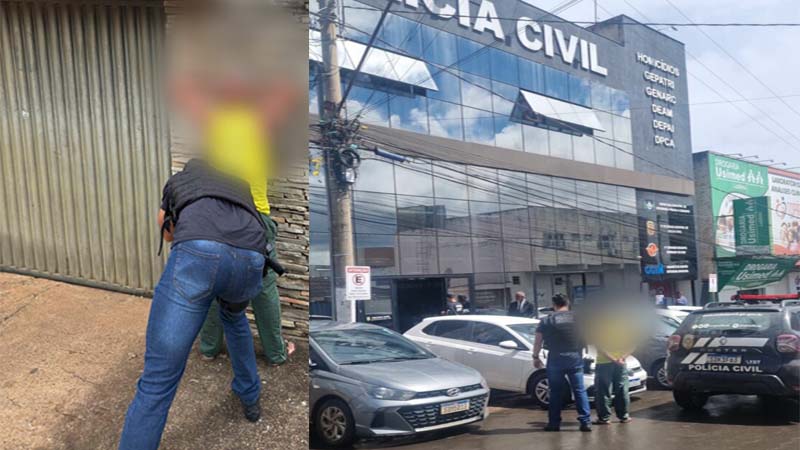 PCGO prende homem investigado por importunar sexualmente sua vizinha, em Luziânia