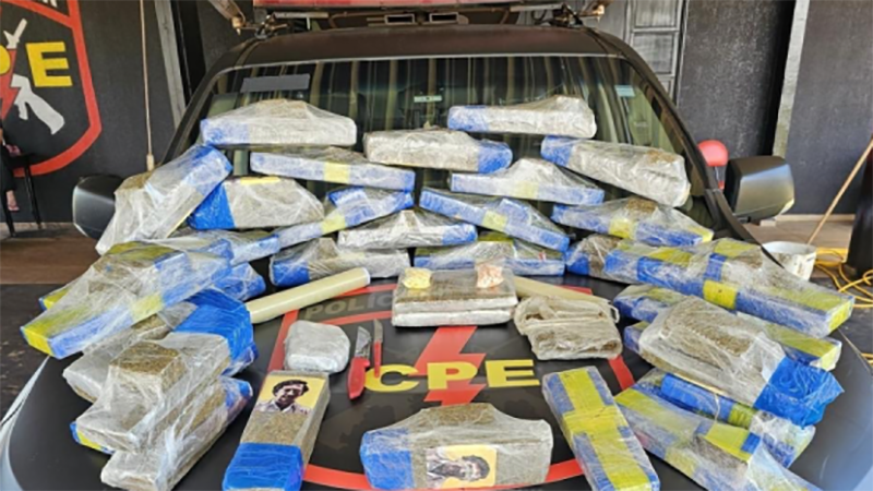 PMGO CPE prende casal com drogas em Itumbiara