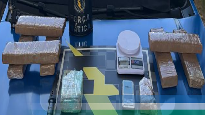 PMGO Força Tática do 23º BPM desmancha ponto de tráfico de drogas em Goianésia