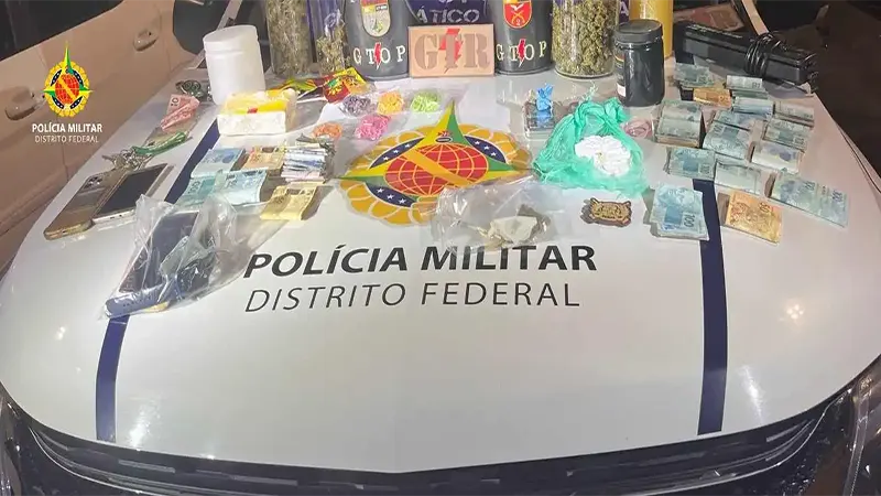 PMDF apreende 200 mil reais em entorpecentes no Areal