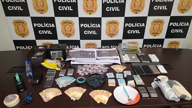Polícia Civil prende trio por tráfico de drogas em Planaltina