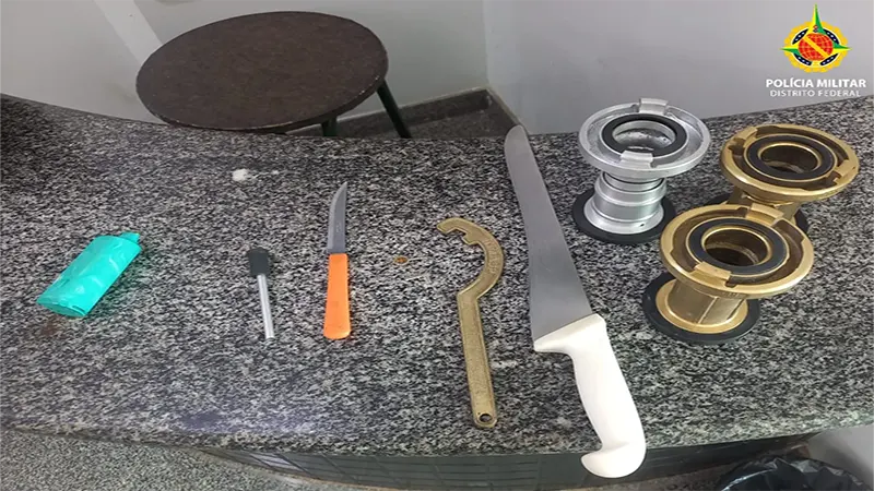 PMDF prende homem por furto de equipamentos de incêndio em shopping de Águas Claras