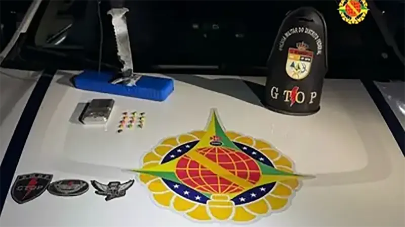 PMDF prende uma mulher por tráfico de drogas no Itapuã