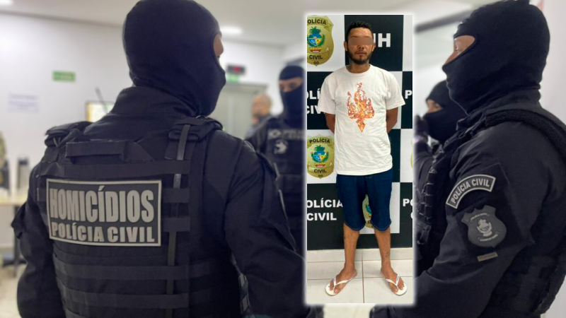 PCGO prende, pelo crime de homicídio, faccionado que matou rival no Acre e fugiu para Goiás