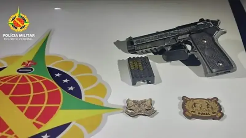 PMDF Prende Foragido por Homicídio e Roubo com Pistola em Área Rural
