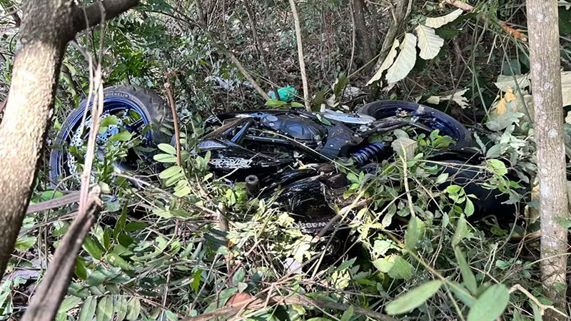 Motociclista morre após bater em árvore às margens da BR-060, na zona rural de Abadiânia GO
