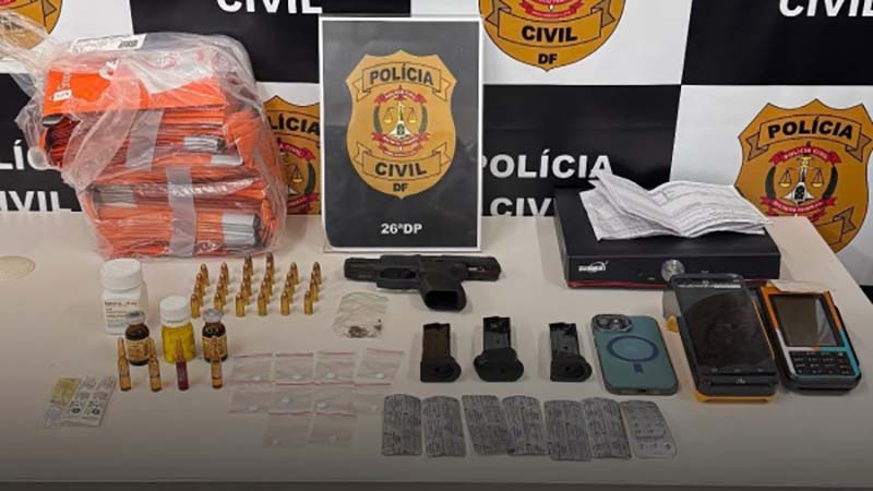 PCDF desmantela esquema de venda ilegal de anabolizantes e drogas sintéticas