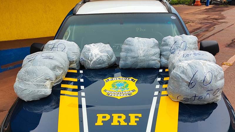 PRF apreende 83 Kg de cabelo humano em Corumbá (MS)