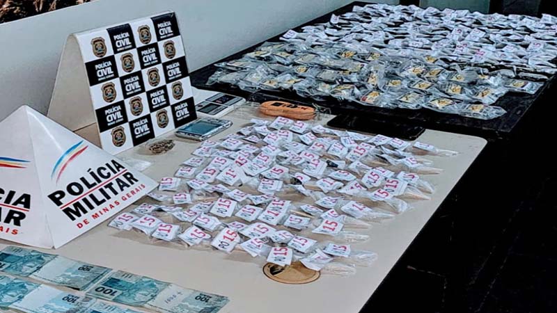 PCMG Operação conjunta mira o tráfico de drogas em Mercês