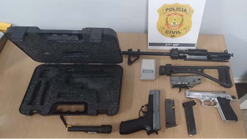 Homem é preso com armas ilegais no Recanto das Emas