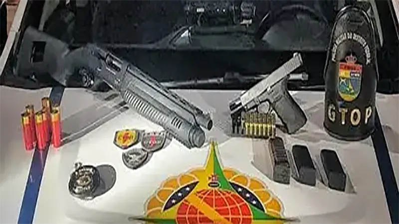 PMDF realiza duas apreensões de arma de fogo durante a noite