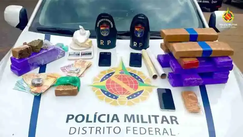 Homem é preso com grande quantidade de drogas em Ceilândia