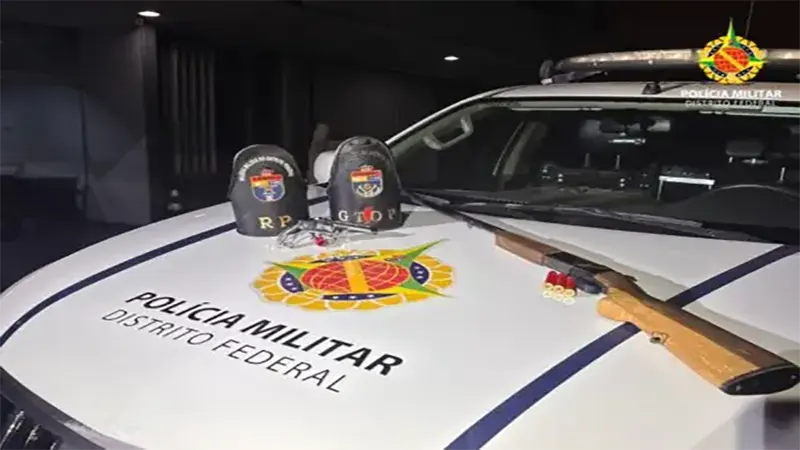 PMDF prende dois homens armados após tentativa de homicídio em Ceilândia