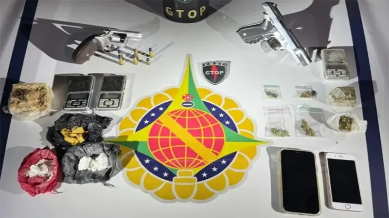 PMDF prende homem por tráfico de entorpecentes e posse ilegal de arma de fogo na Estrutural