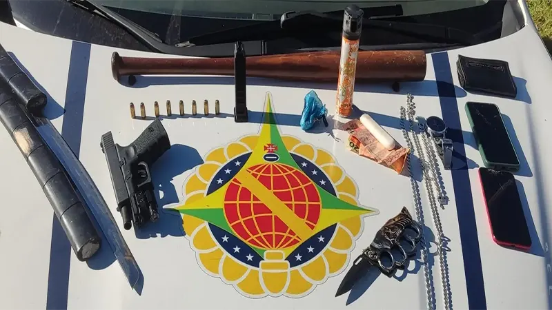 Homem é preso por porte ilegal de arma de fogo no Riacho Fundo II