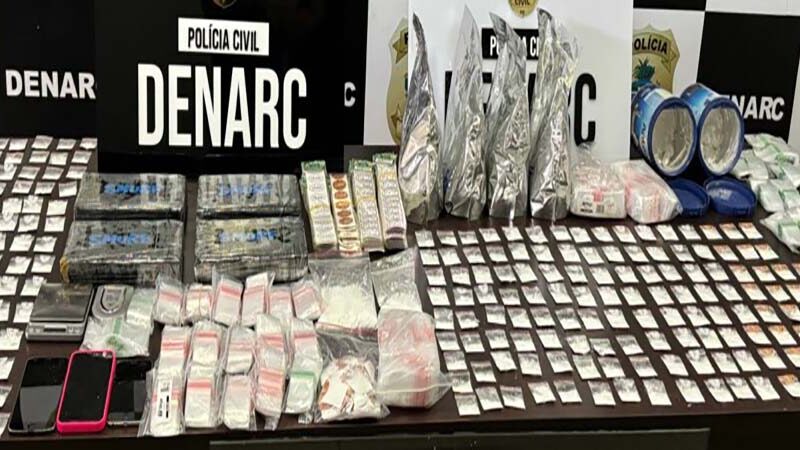 Polícia Civil GO desmantela laboratório de drogas; entorpecentes eram vendidos via delivery