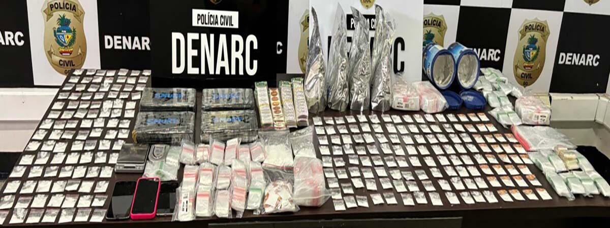 Polícia Civil GO desmantela laboratório de drogas; entorpecentes eram vendidos via delivery