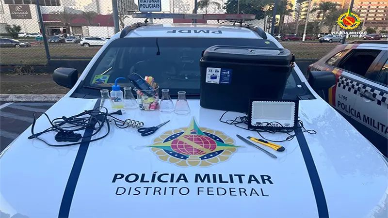 Homem é detido após furtar três residências na Asa Norte