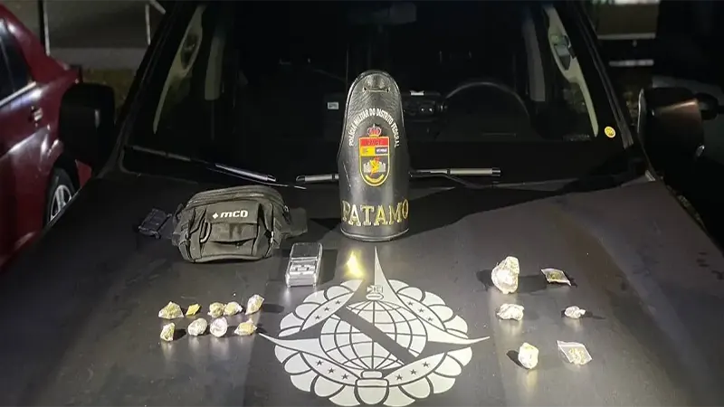 PMDF prende menor por ato infracional análogo ao tráfico de drogas no Núcleo Bandeirante