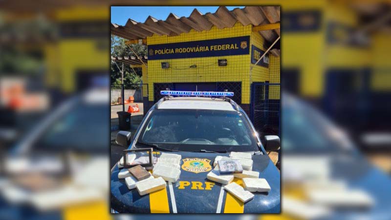 PRF prende homem com cerca de 20 kg cocaína e equipamento usado na fabricação de drogas em Patos de Minas (MG)