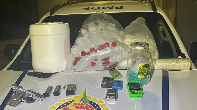 PMDF apreende arma de fogo durante atendimento de ocorrência de ameaça em Santa Maria