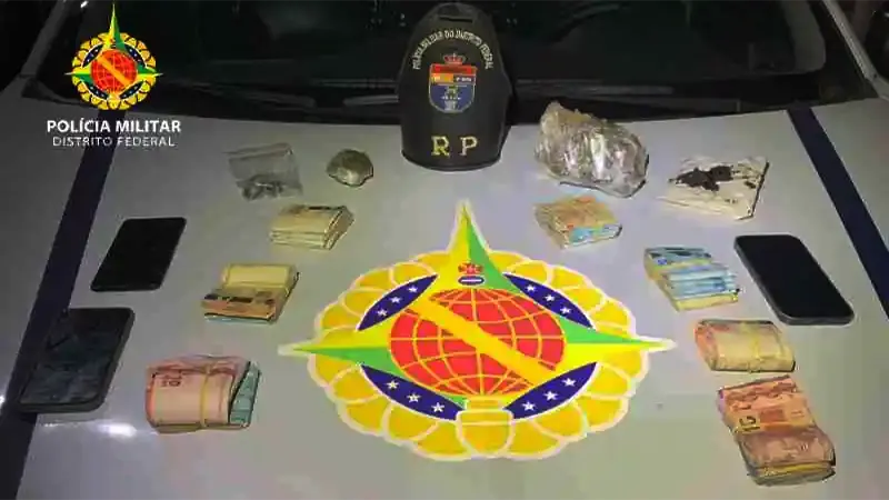 Homem é preso por tráfico de drogas e quase R$ 23 mil são apreendidos em Ceilândia