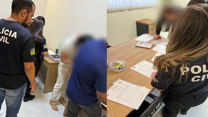 Polícia Civil GO, cumpre mandado em escritório de advocacia contra investigada por apropriação de dinheiro de cliente