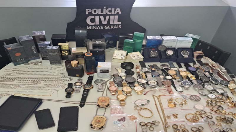 Operação da PCMG mira suspeito de receptação de produtos de crime