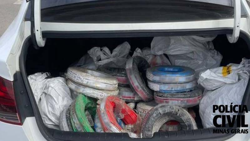 Carga de materiais elétricos é recuperada em ação da Polícia Civil MG