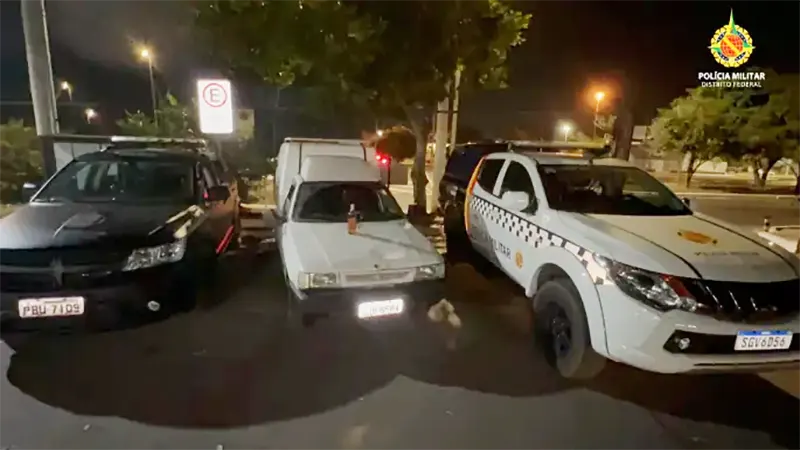 PMDF intercepta veículo e prende suspeito de furto em distribuidora no Núcleo Bandeirante