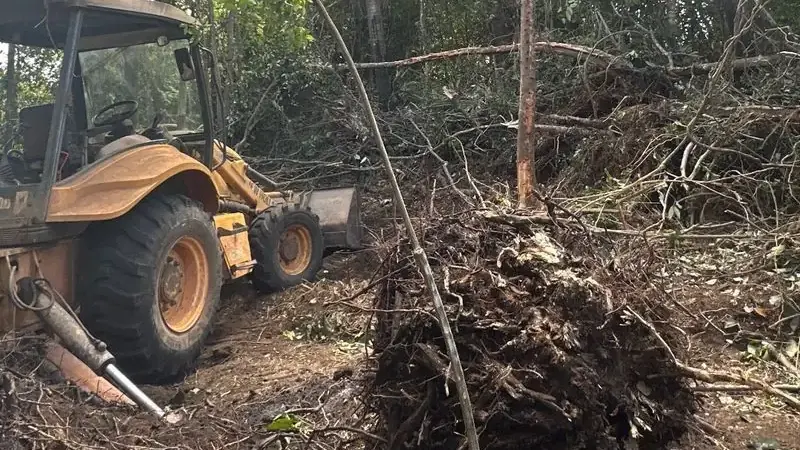PMDF prende responsáveis por crime ambiental em área de preservação permanente em Planaltina