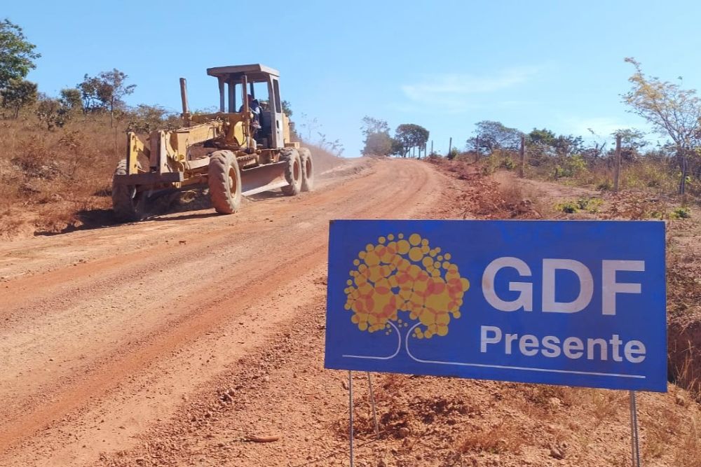 GDF faz manutenção preventiva em mais de 30 km de vias não pavimentadas no Jardim Botânico