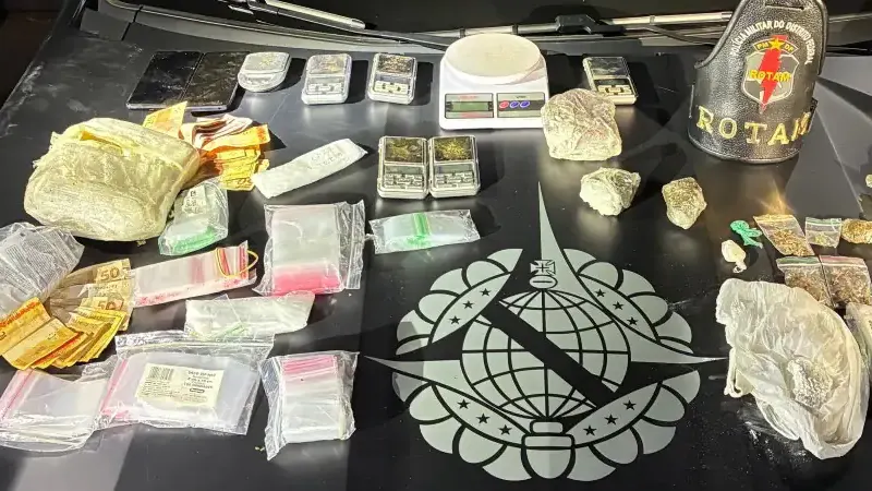 PMDF apreende drogas e prende suspeito de tráfico em distribuidora em Ceilândia