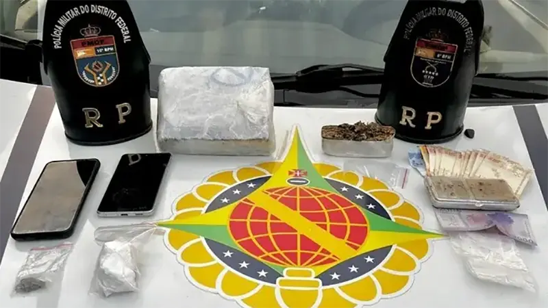 PMDF prende dois homens por tráfico de drogas em Ceilândia Norte
