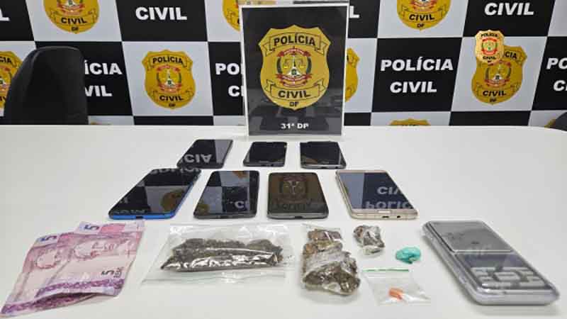 31ª DP infiltra policial em esquema de venda de drogas, desarticula ponto de tráfico e prende dois homens na Vila Buritis