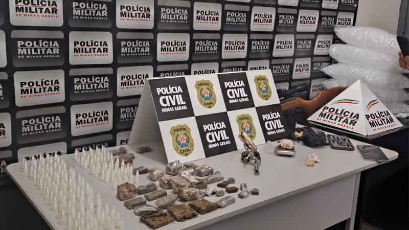 PCMG Trio é preso por tráfico de drogas durante operação conjunta em Santa Bárbara