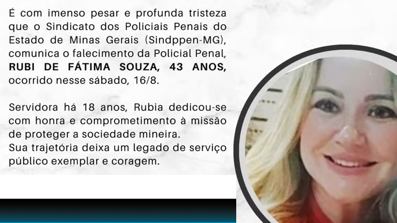 Policial penal é morta a tiros em Uberlândia