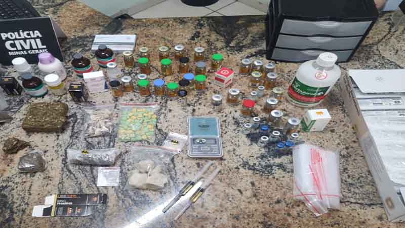 PCMG apreende drogas enviadas por correspondência em Belo Horizonte