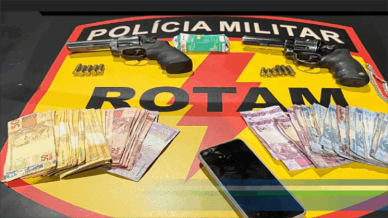 PMGO Rotam recupera dinheiro e pertences roubados