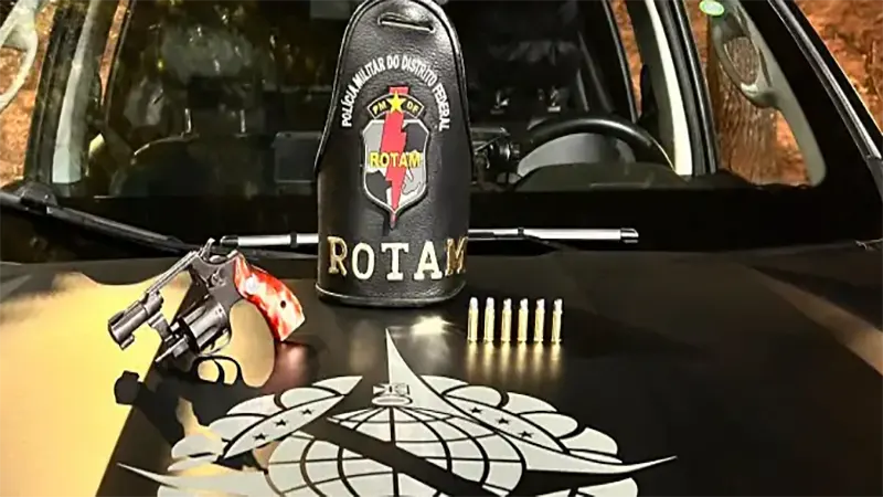 Em uma noite nove armas são apreendidas pela PMDF